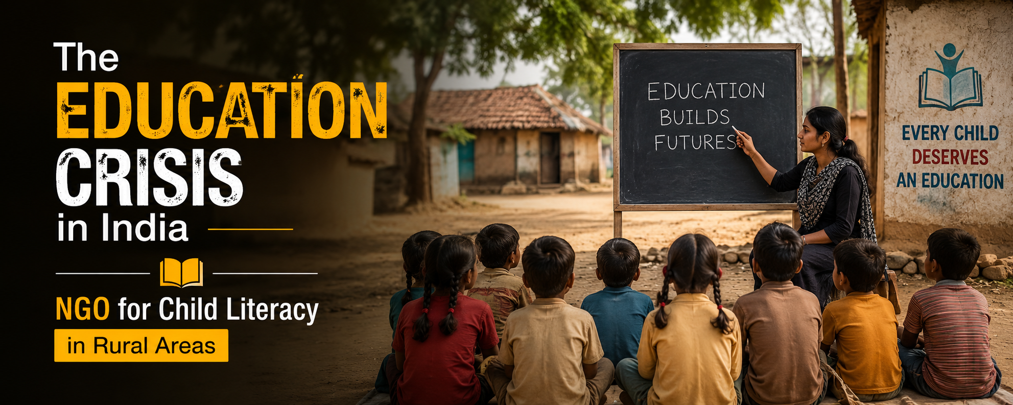 The Education Crisis in India NGO for Child Literacy in Rural Areas