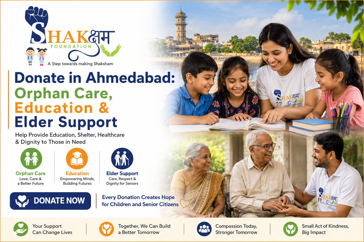 Donate in Ahmedabad